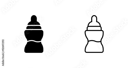 Bottle Feeding Icon Design