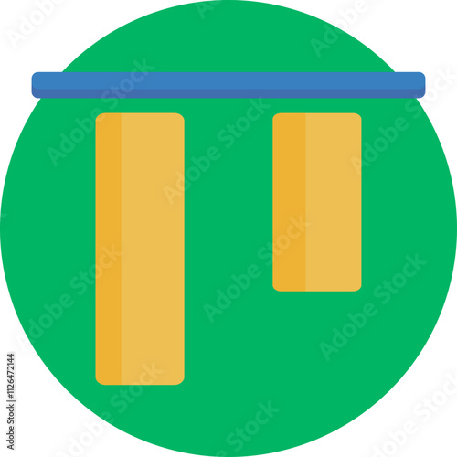 Top Alignment Icon: representing the alignment of text to the top margin of a text box or container.