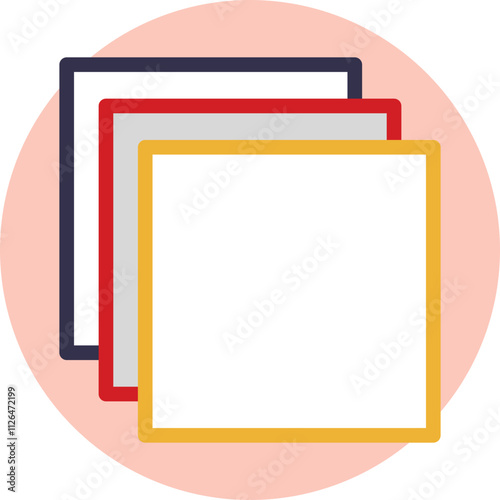 Featuring three stacked squares, this icon indicates the ability to duplicate or copy an item multiple times.