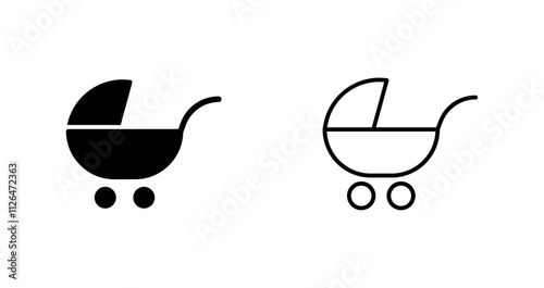 Baby Carriers Icon Design