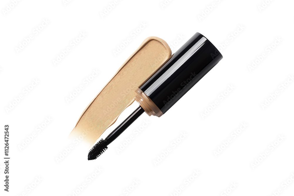 Compact Concealer Tube for Flawless Coverage Isolated on Transparent Background Compact Concealer Tube for Flawless Coverage Isolated on Transparent Background