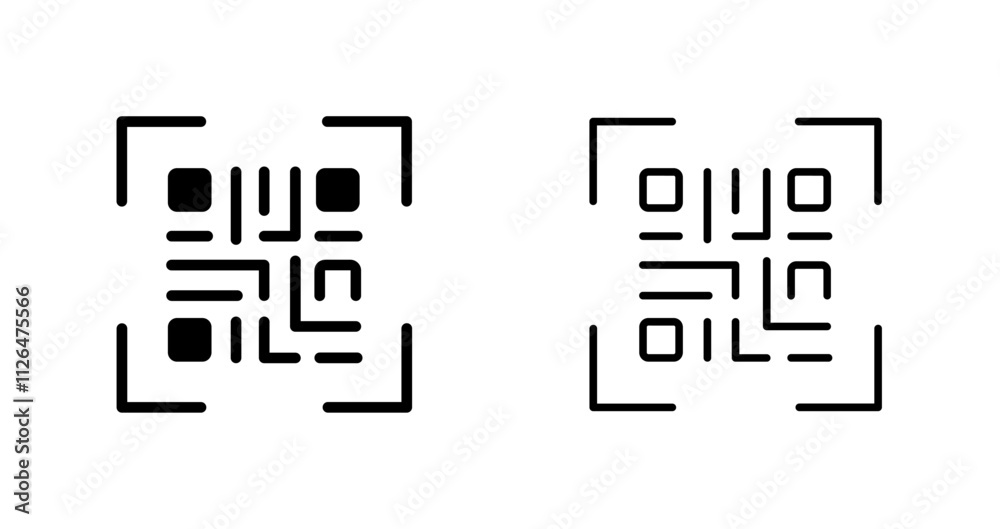 QR Code Generator Icon Design QR Code Generator Icon Design