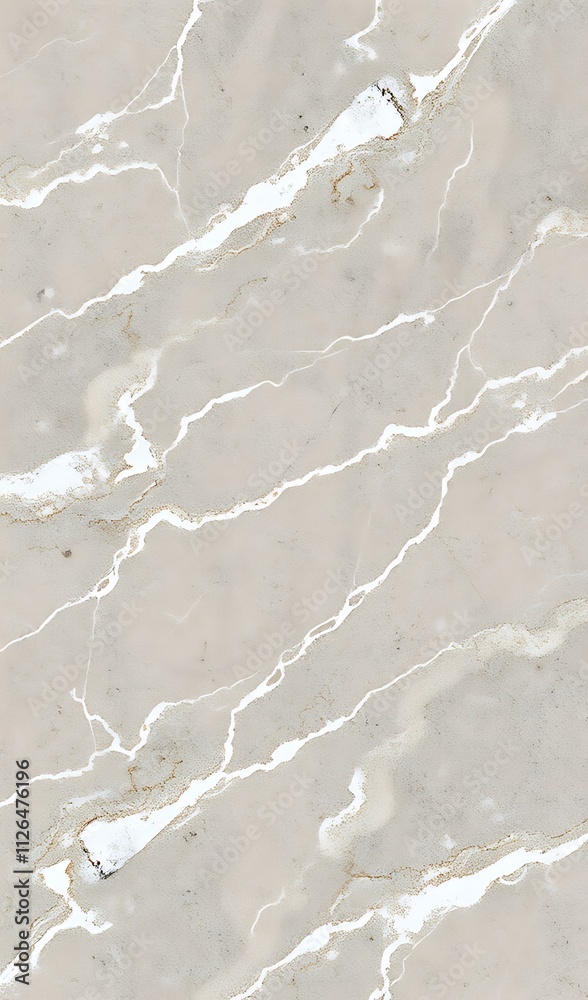 Naklejka premium Elegant Grey Marble Texture with White Veins for Interior Design Inspiration. AI Generated