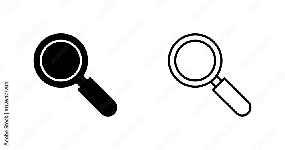 Magnifying Glass Icon Design Magnifying Glass Icon Design