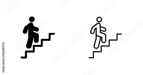 Career Ladder Icon Design