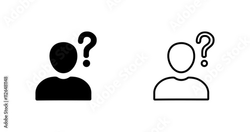 Confused Person Icon Design
