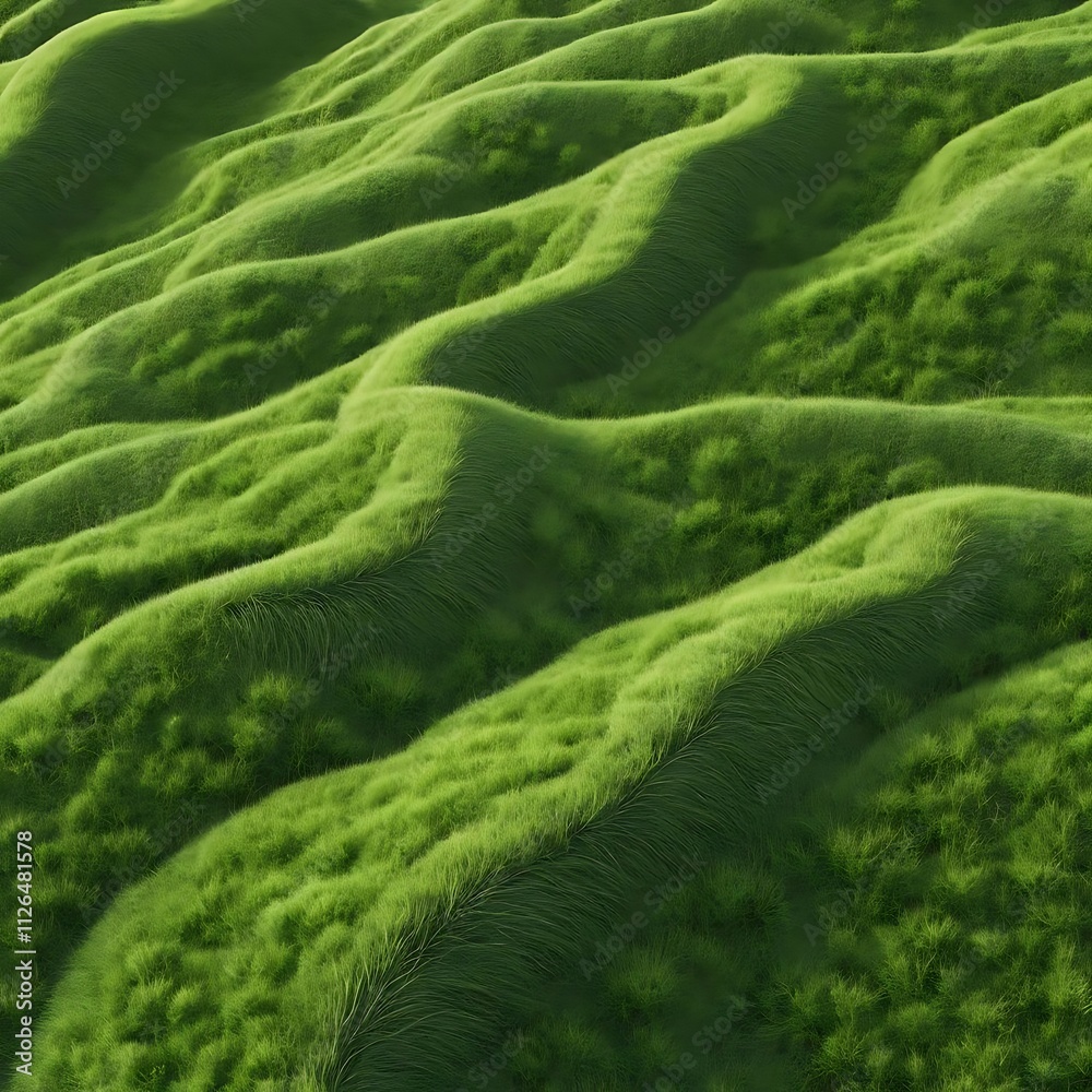 green moss on the stone green moss on the stone