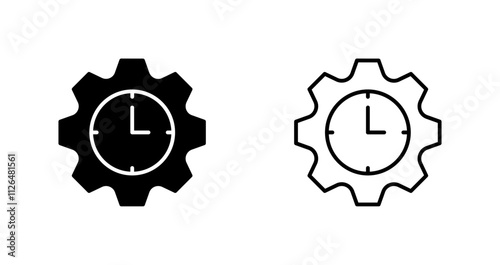 Time Allocation Icon Design