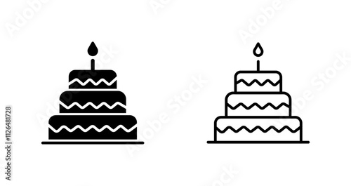 Cake Topper Icon Design