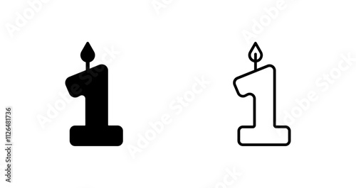 Age Number Icon Design