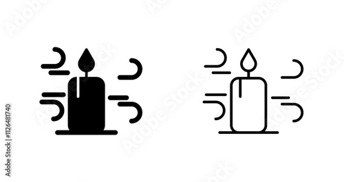 Blowing Candles Icon Design