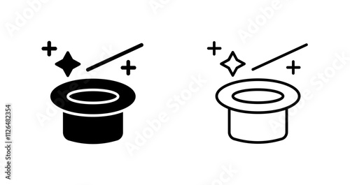 Magician's Hat Icon Design