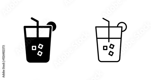 Party Drinks Icon Design