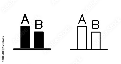 AB Testing Icon Design