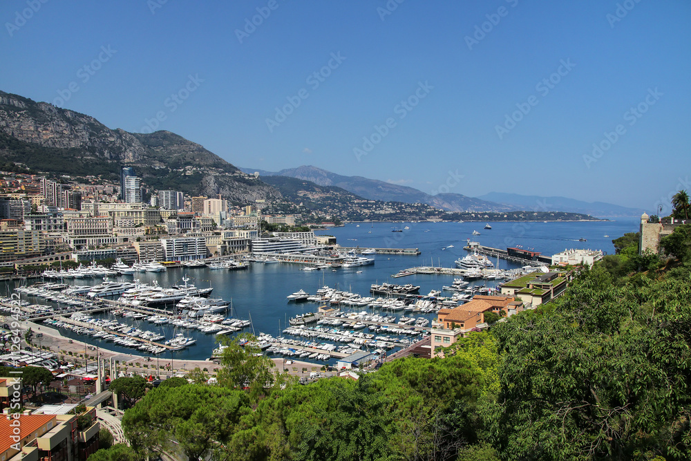 View of La Condamine ward and Port Hercules in Monaco View of La Condamine ward and Port Hercules in Monaco