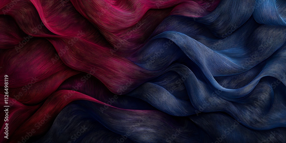 Dark crimson and deep blue gradient swirls on a white canvas. Dark crimson and deep blue gradient swirls on a white canvas.