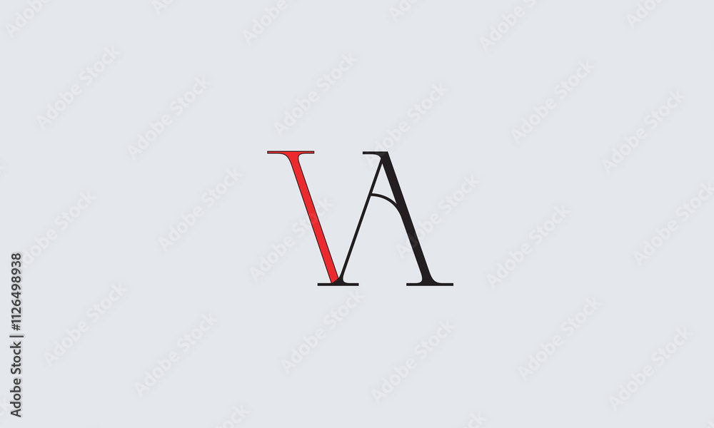 VA, AV , V , A , Abstract Letters Logo Monogram VA, AV , V , A , Abstract Letters Logo Monogram