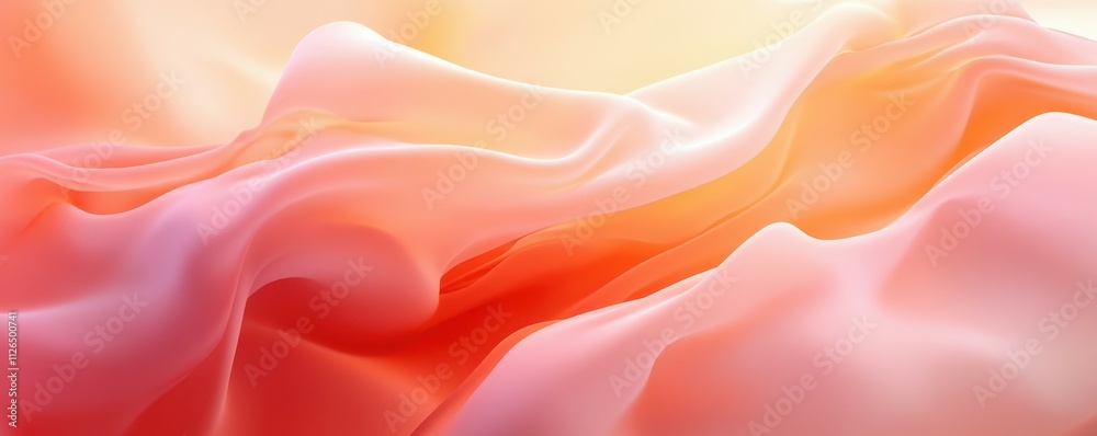 Obraz premium Flowing curve lines background