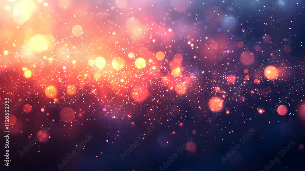 Glimmering Lights Dance Joyfully in Dark Night Glimmering Lights Dance Joyfully in Dark Night