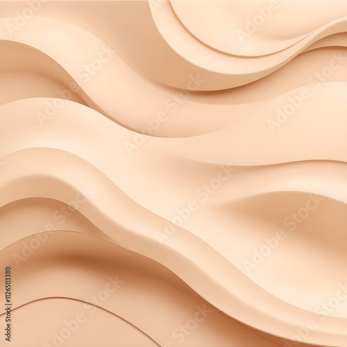 Soft Neutral Minimalist Waves with Organic Flow