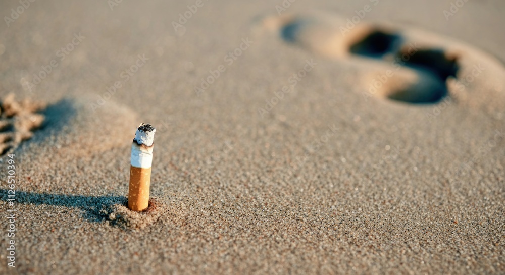 Environmental impact of cigarette butt litter on sandy beach – coastal pollution awareness Environmental impact of cigarette butt litter on sandy beach – coastal pollution awareness