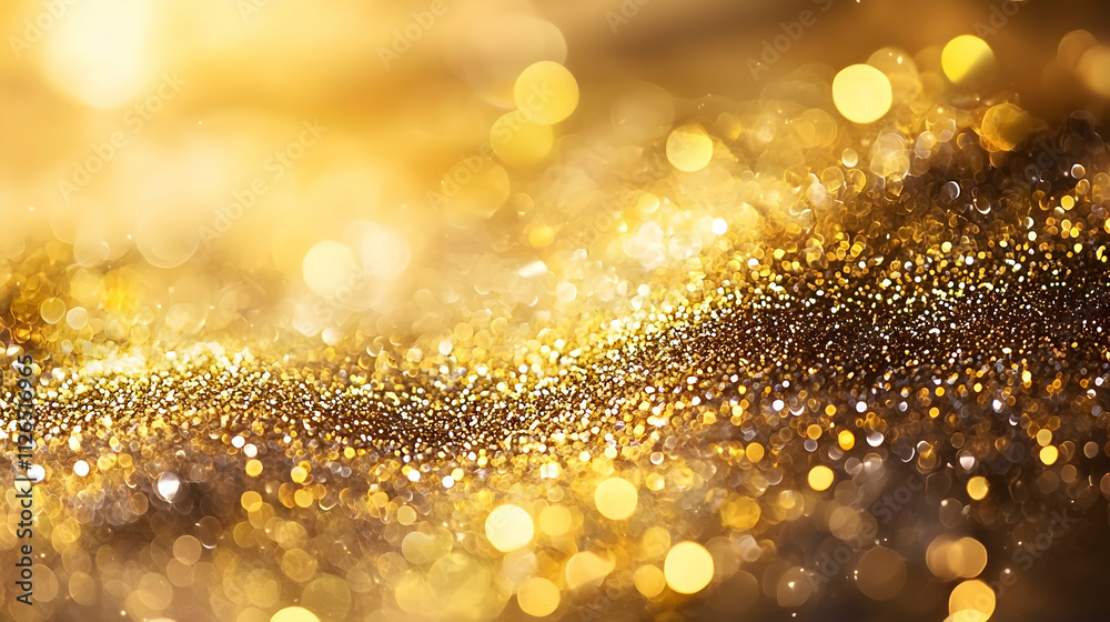 Golden Glitter Shimmers, Glows, and Sparkles Brightly Golden Glitter Shimmers, Glows, and Sparkles Brightly