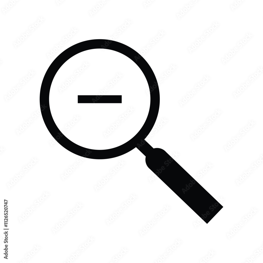 Zoom in zoom out icon symbol sign vector illustration design. Search icon. Zoom in zoom out icon symbol sign vector illustration design. Search icon.