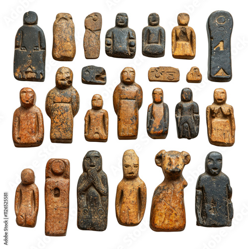 Ancient Stone Figurines Archaeological Collection Pre Columbian Artifacts Cultural Heritage History