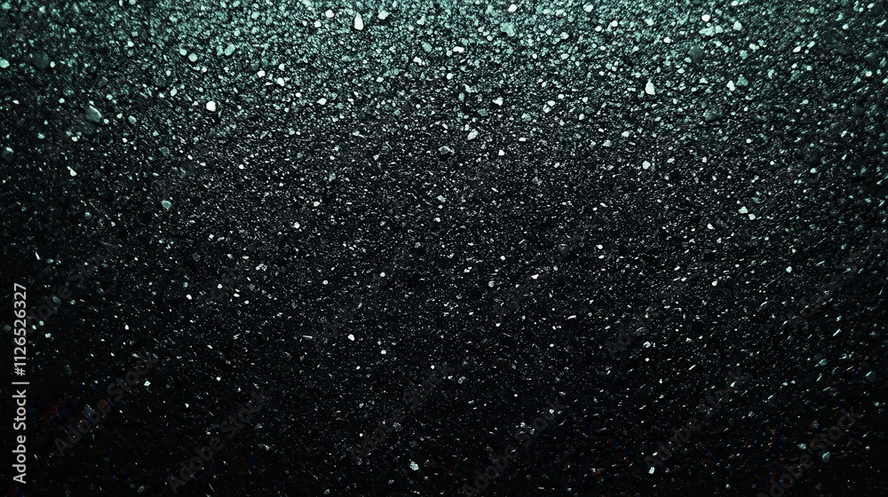 Obraz premium Dark grainy background, black green gray abstract noise texture banner poster header backdrop design