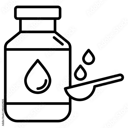 liquid supplement single icon