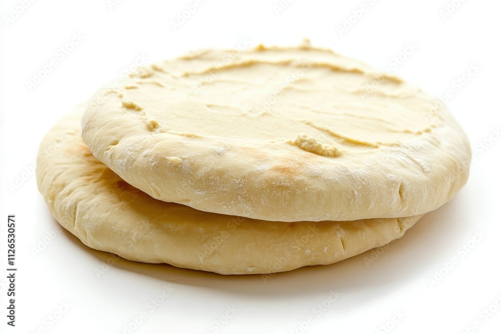 Freshly baked flatbreads cooling on a white surface in a kitchen setting, showcasing their soft texture and golden crust Freshly baked flatbreads cooling on a white surface in a kitchen setting, showcasing their soft texture and golden crust