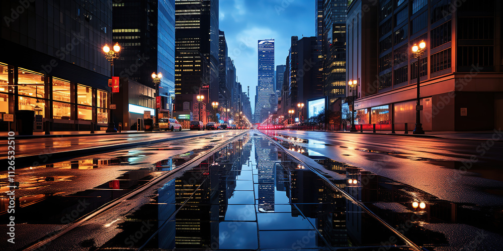 Fototapeta premium city at night