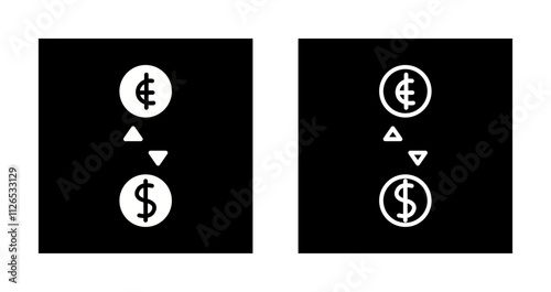 Currency Exchange Icon Design