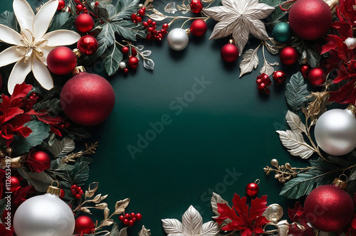 Christmas greeting card background image.