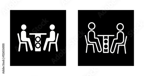 Family Dinner Icon Design