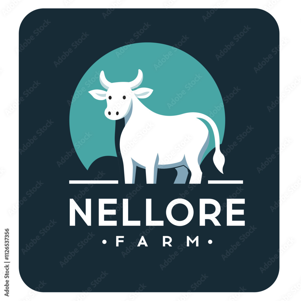 Fototapeta premium LOGO NELLORE FARM