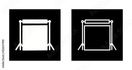 Photography Backdrops Icon Design