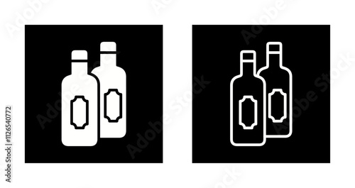 Wine Bar Icon Design