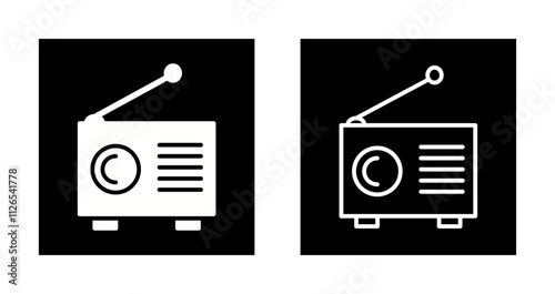 Radio News Icon Design