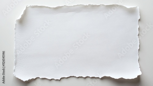 Torn White Paper Texture