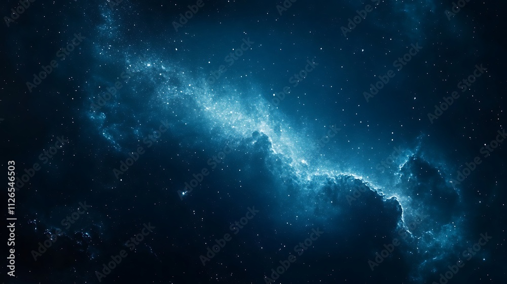 Fototapeta premium A starry night sky with the Milky Way galaxy space