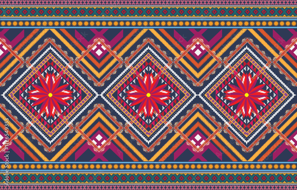 Tribal striped seamless pattern. Aztec geometric vector background. Can be used in textile design, web design for making of clothes, accessories, decorative paper, wrapping, envelope; backpacks, etc. Tribal striped seamless pattern. Aztec geometric vector background. Can be used in textile design, web design for making of clothes, accessories, decorative paper, wrapping, envelope; backpacks, etc.