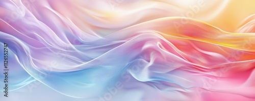 Flowing gradient transparent multilayer glass background photo