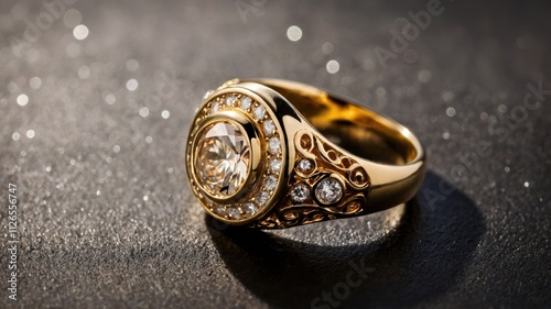 ring with diamonds