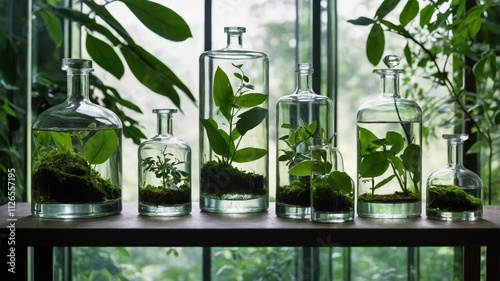 plant in a jar