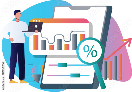Employee Assessment Vector Illustration