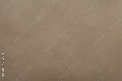 Cardboard paper. Crumpled kraft paper background, brown piece of old crumpled wrinkled cardboard, vector illustration.