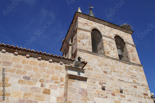 san cipriano church in zamora in spain  photo