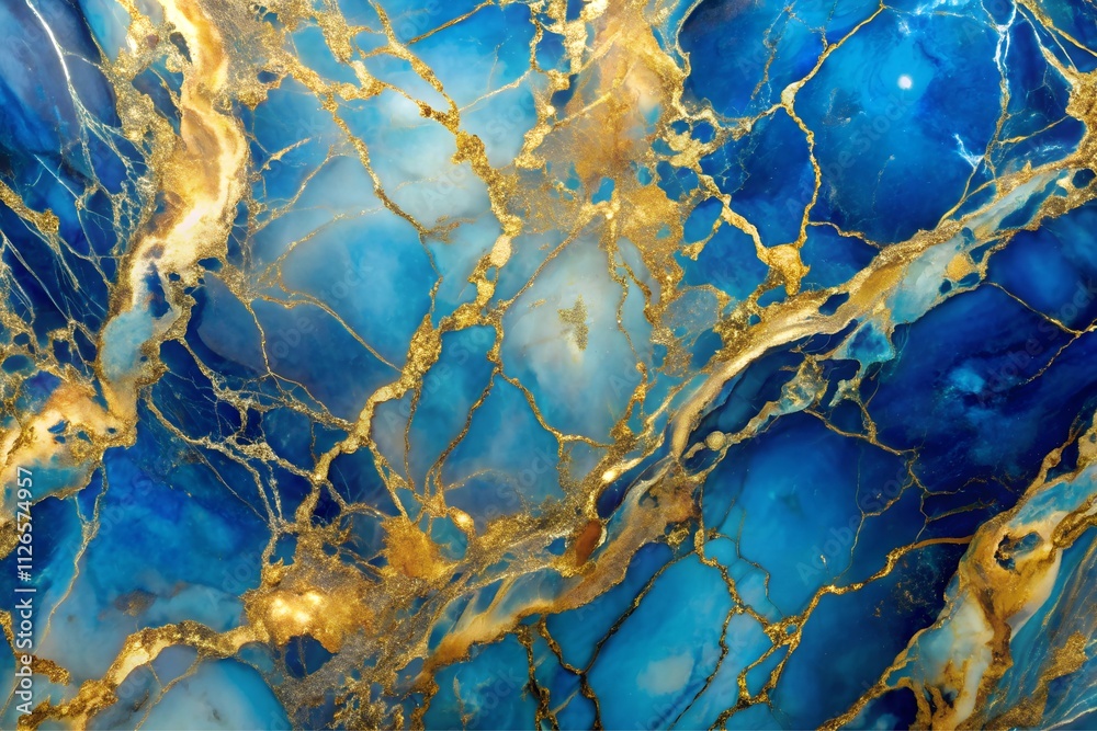 Elegant blue and gold marble Luxurious abstract marble background Elegant blue and gold marble Luxurious abstract marble background