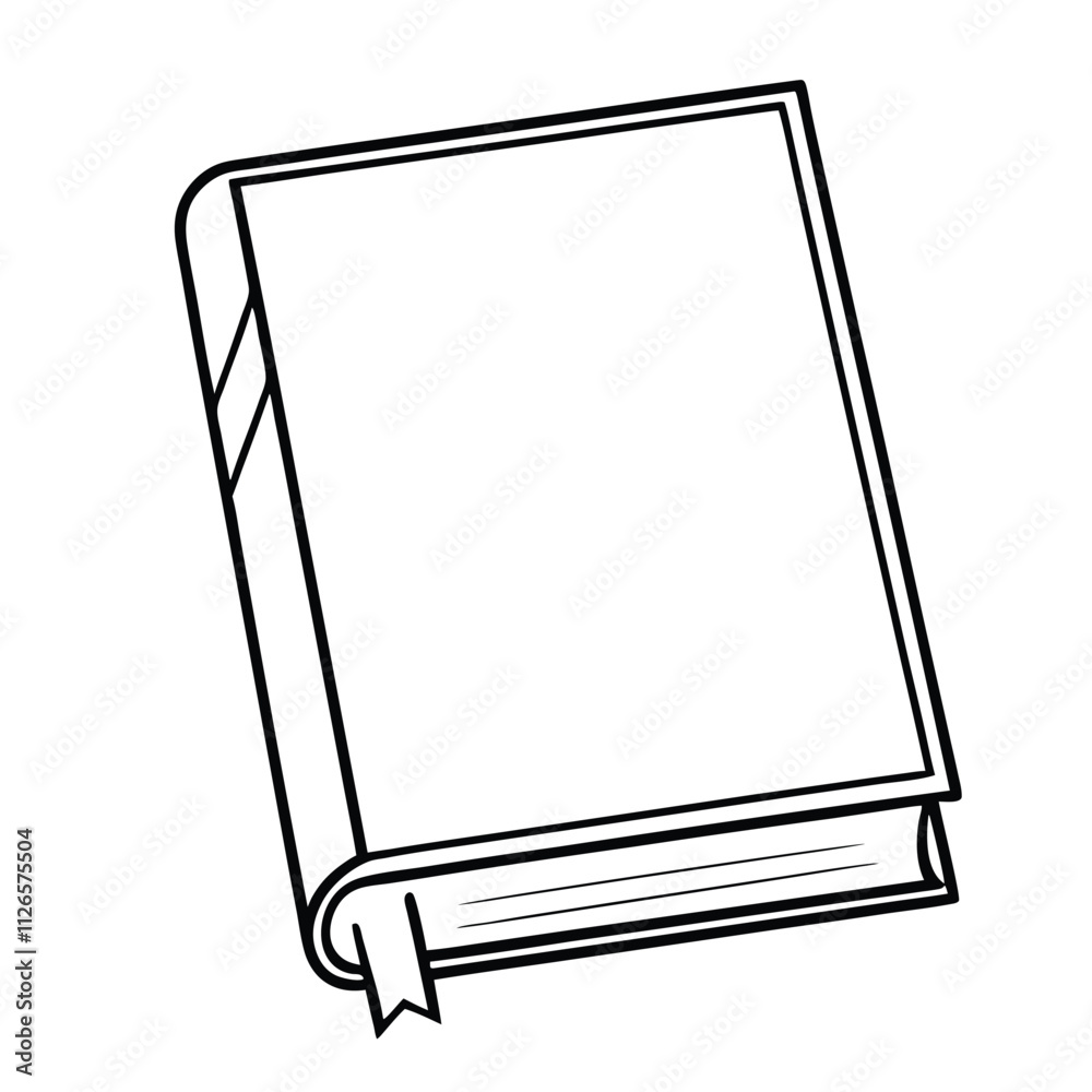 a black and white line drawing of a book a black and white line drawing of a book